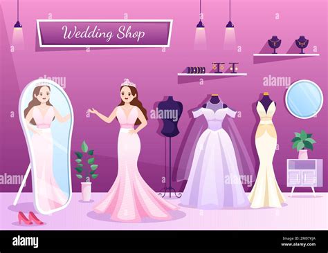 Wedding Shop With Jewelry Beautiful Bride Gowns And Accessories