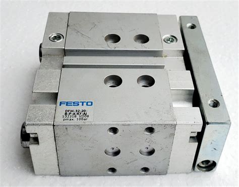 Festo Dfm B P A Kf Aj Very Good Guided Air Cylinder For