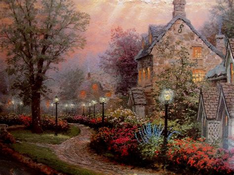 Thomas Kinkade Painter Of Light Hardcover Art Book Thomas Kinkade Art