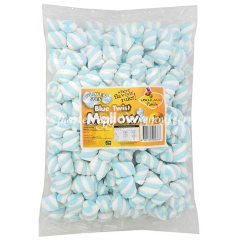 Lolliland Marshmallows Blue Twists Mallow 800g Gluten Free