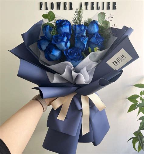 Blue Roses Bouquet