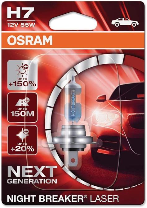 Osram Night Breaker Laser H Mehr Helligkeit Halogen