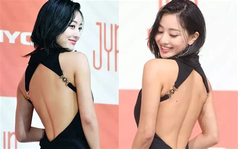 TWICE S Jihyo Looks Fabulous With An Open Back Dress During Her Solo