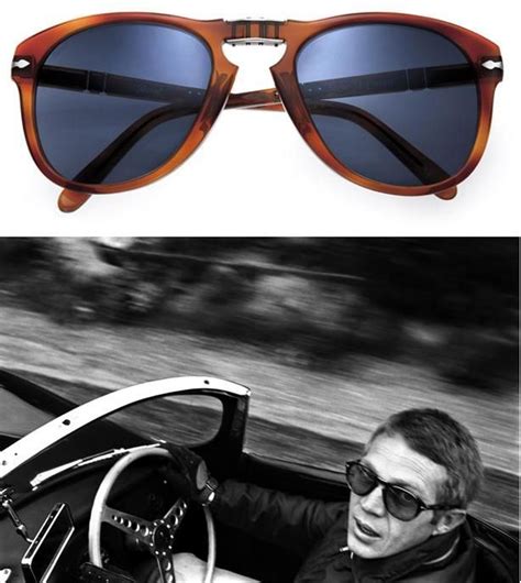 The Blue Tinted Sunglasses Persol 714 Worn By Mcqueen In The 1968