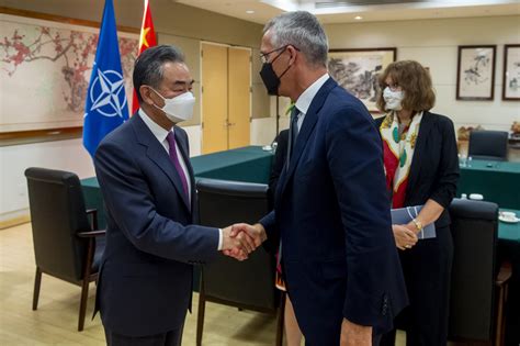 NATO Photo Gallery NATO China Bilateral Meeting 21 Sep 2022