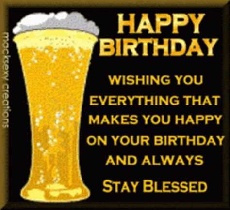 Birthday Beer GIF - Birthday Beer Cheers - Discover & Share GIFs