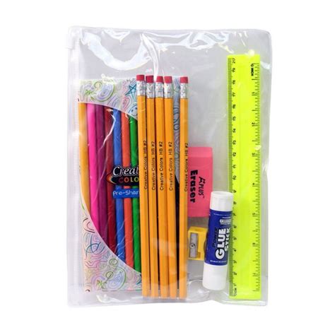 48 Wholesale 10 Piece Kids School Supplies Kit - at ...