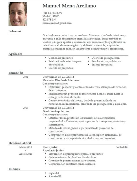 Plantillas De Curriculum Vitae Para Estudiante 10 Ejemplos