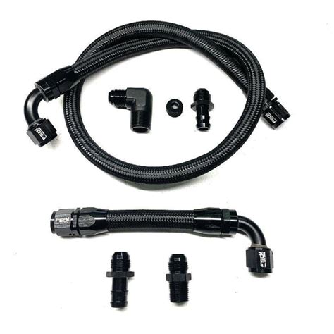 Full Send Diesel Braided Heater Hose Kit 19985 2002 Cummins