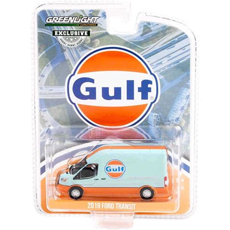 Greenlight Ford Transit Lwb High Roof Gulf Oil