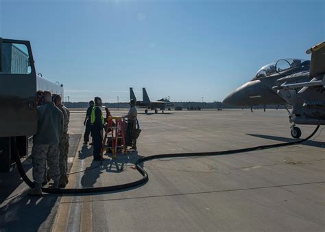 SJ Airmen Conduct Hot Pit Refueling Technique Air Combat Command