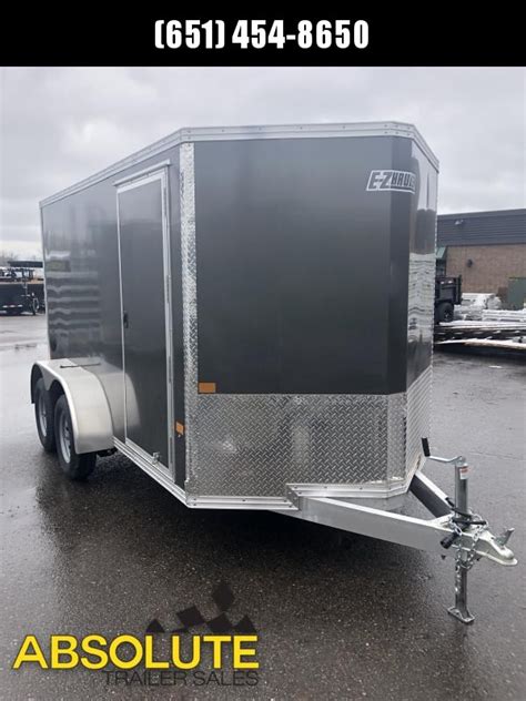 2022 EZ Hauler EZEC 6X12 TA ALUMINUM 76 INTERIOR Cargo Enclosed