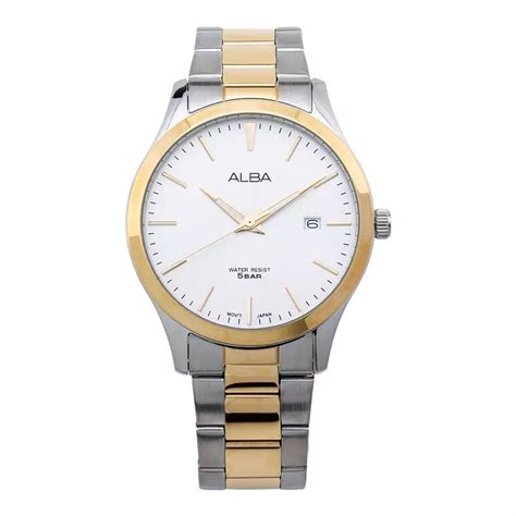 Jual Alba Jam Tangan Pria Alba As M X Men Silver Dial Dual Tone