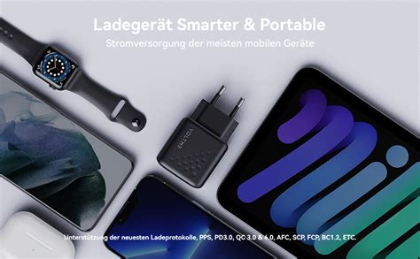 Voltme 20w Usb C Ladegerät Pd 3 0 2 Port Schnellladegerät Netzteil Gan Iii Stecker Adapter