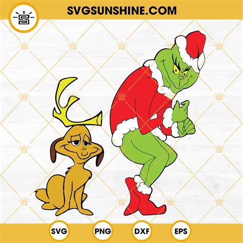 Grinch Svg Cindy Lou Who Svg Max Dog Svg Grinch Svg Bundle | Porn Sex ...