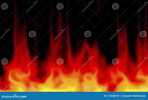 Fire Texture Background Hot Stock Illustration Illustration Of