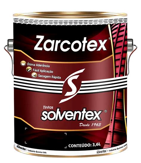 Tinta Óxido Metálico Vermelho Fosco 3 6L Solventex 999N Comercial Wady