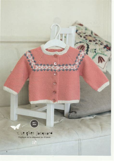 Pull enfant à torsades Phil Partner 3 5 Roses et ses laines