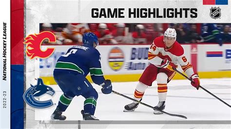 Flames Canucks 9 25 NHL Highlights 2022 YouTube