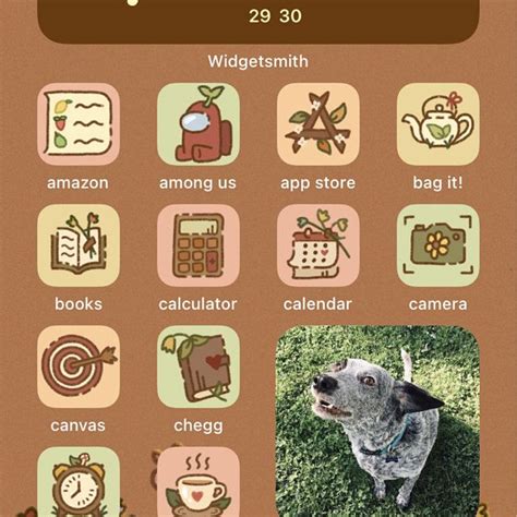 Bundle Cottagecore Fall Aesthetic Iphone Ios App Icons Etsy Ios