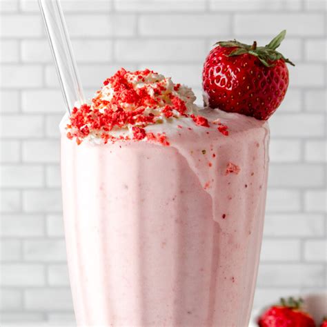 Strawberry Protein Shake 4 Simple Ingredients