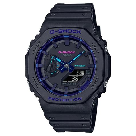 Casio G Shock Black Resin Strap Men Watch Ga 2100vb 1adr P En Venta Por