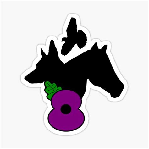 "Purple Poppy" Sticker for Sale by sirglennbo | Redbubble