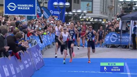 Incredible Triathlon Sprint Finish At WTCS Hamburg YouTube