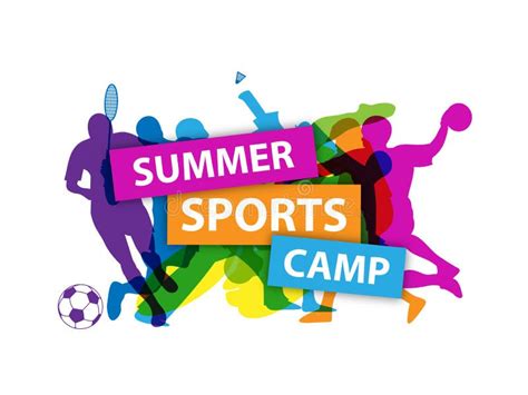 Summer Sports Camp Stock Illustrations 1214 Summer Sports Camp Stock