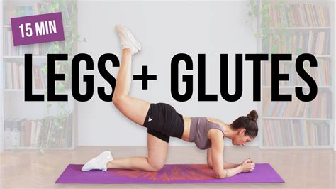 15 MIN LEGS GLUTES HIIT Workout No Repeat No Talking No Equipment