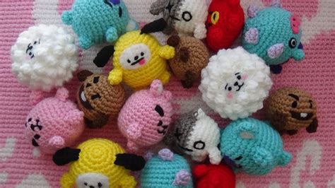 MINI BT21 TUTORIAL BTS Crochet Pattern YouTube