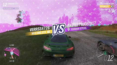 Forza Horizon Eliminator M B Amg Gtr Vs Ferrari Gtc L Fina Race Tryb