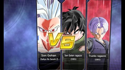 Xenoverse Requested Match Pc Gohan Saikyo No Senshi Vs Goten