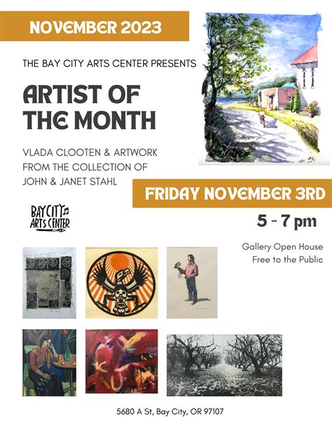 November Artist Of The Month Tillamook Chamber Of Commerce