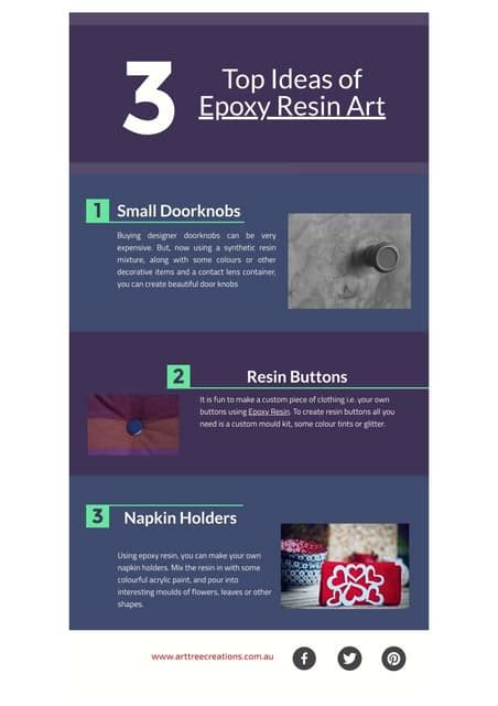 Infographics Top 3 Ideas Of Epoxy Resin Art Pdf