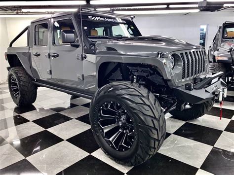 2020 Jeep Gladiator Sting Grey Custom Lifted Gladiator On 40 Tires In