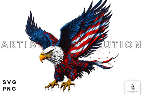 Usa Patriotic Eagle Flag Svg 4th Of July Graphic By Artistic Revolution