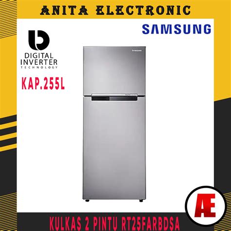 Jual SAMSUNG KULKAS 2 PINTU DIGITAL INVERTER KAP 256 L RT25FARBDSA