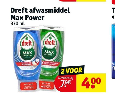 Dreft Afwasmiddel Max Power 370 Ml Aanbieding Bij Kruidvat