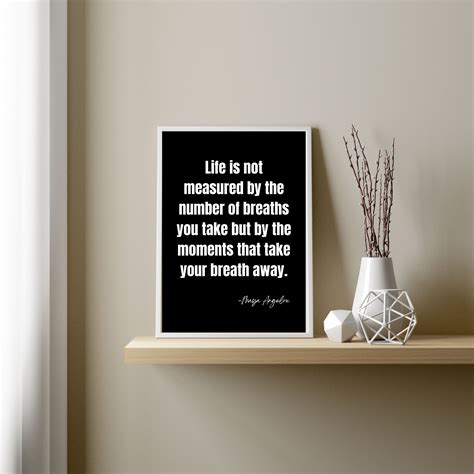 Maya Angelou Quote Wall Art Angelou Wall Art Printable Maya Etsy