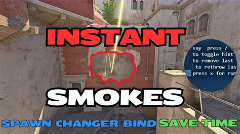 CS2 Mirage Easy Instant Window Smokes With Spawn Changer YouTube