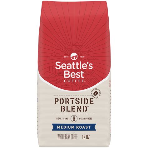 Seattle's Best Coffee, 100% Arabica Beans, Medium Roast, Portside Blend
