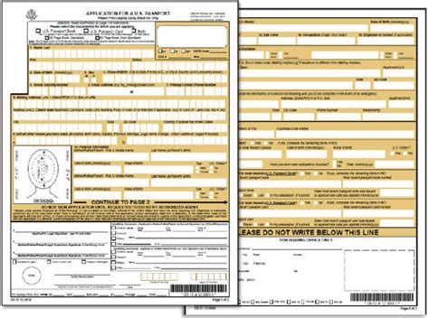 Passport Fillable Form Printable Forms Free Online