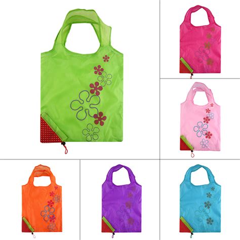 1 Pc Strawberry Foldable Shopping Bag Tote Reusable Eco Friendly Grocery Bag Sy