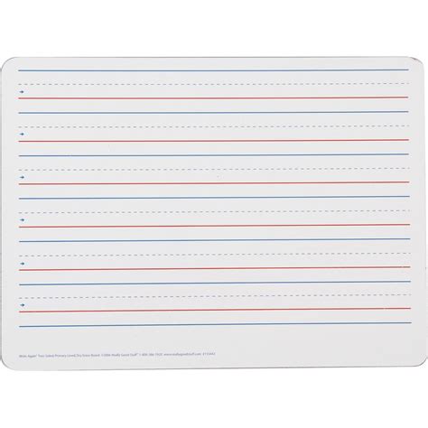 Two Sided Primary Lined Dry Erase Boards Set Of