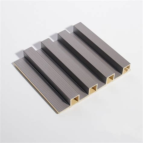 Wholesale Wood Composite Interior Fluted Panels Wpc Wall Panel Clading Indoor Fireproofing Wall