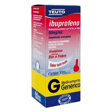 Ibuprofeno Mg Ml Suspens O Oral Ml Teuto One Pharma