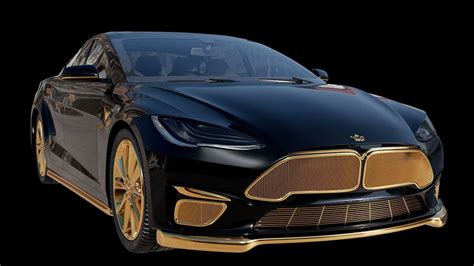 Tesla Model S Mais Caro Do Mundo é Banhado A Ouro 24k Veja Fotos