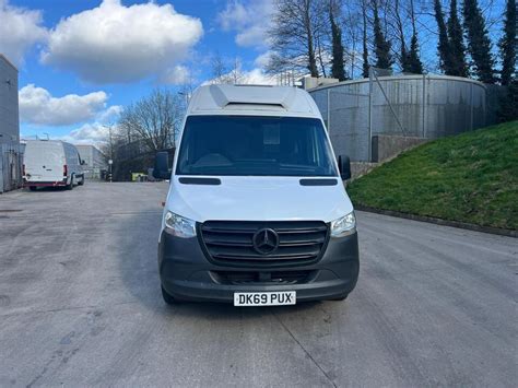 2019 69 REG MERCEDES BENZ SPRINTER 314 CDI MWB FRIDGE VAN WHITE EURO 6