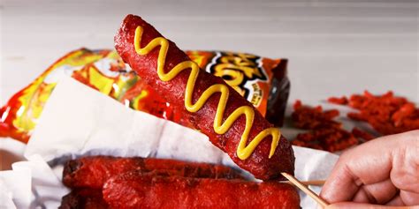 Flamin Hot Cheetos Make The Crispiest Corn Dogs Best Food And Recipes